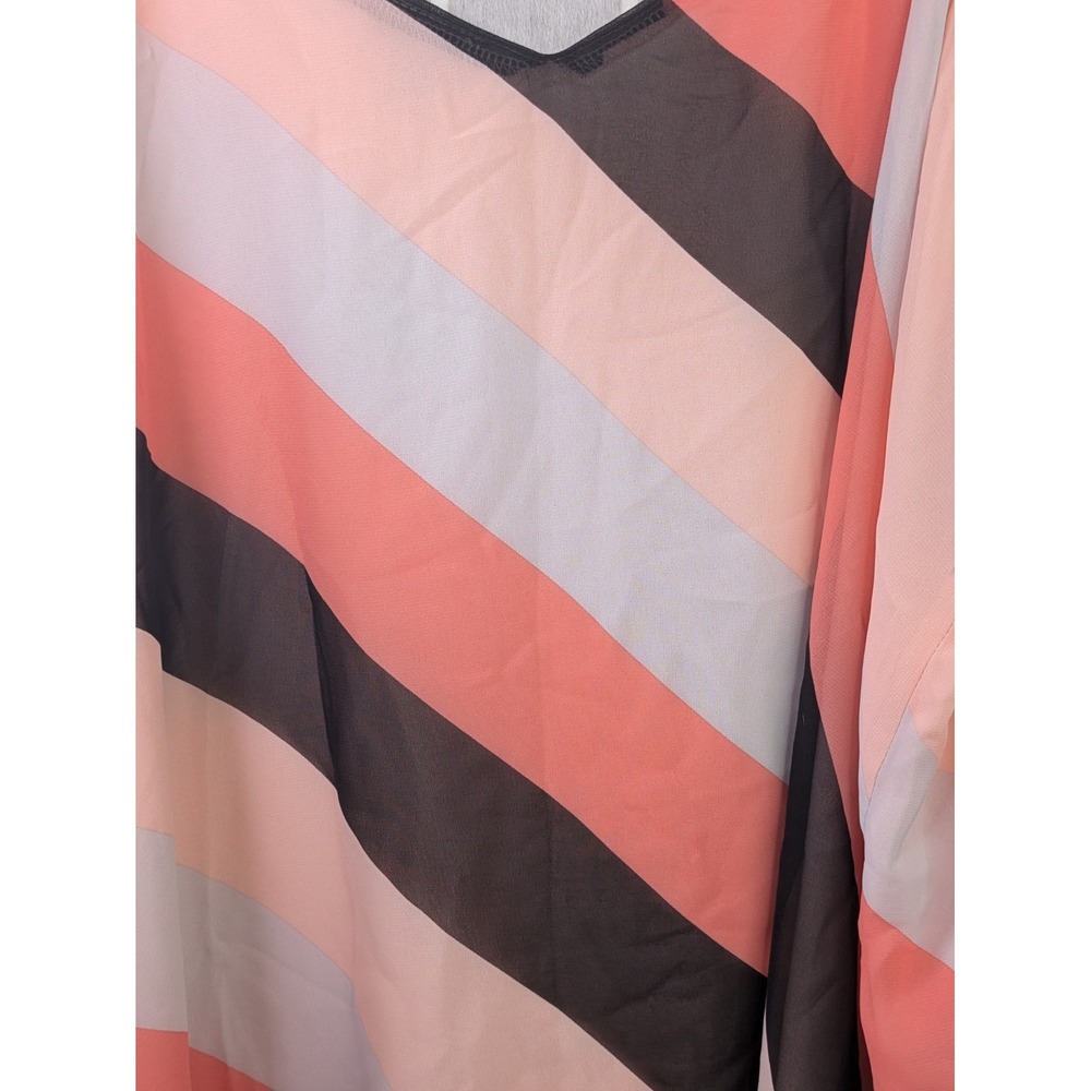 Torrid Women's Sophie Swing Cami Sz 3 (22/24) Excellent Condition Chiffon Stripe - Picture 9 of 12